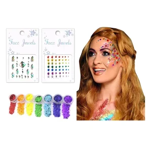 Stickers Jewels Face Gem for Women Nail Decoration Rainbow Temporary Tattoo Crystal Body Eye Rhinestone Luxury MSDS
