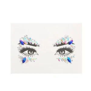 Stickers Self Adhesive Temporary Tattoos Makeup Rhinestones Face Gems Crystal