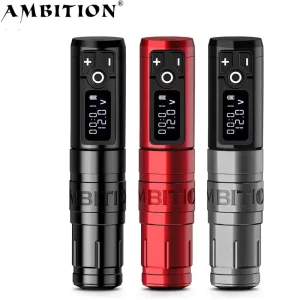 Storm Wand Powerful Coreless Motor Professional Rotary Wireless Tattoo Machine Pen with RCA Adapter for Body Art