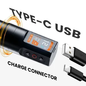 Strong Coreless Brushless Motor 3.5mm/4mm Stroke Short Rotary Tattoo Pen Machine Kit RCA Wireless Rechargeable Battery CE