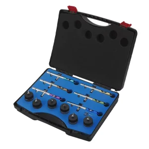 Studio Airbrush Set AB 600 for Hobby Makeup Cake Decoration Painting Tattoo Arts and Crafts