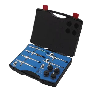 Studio Airbrush Set AB 612 for Hobby Makeup Cake Decoration Painting Tattoo Arts and Crafts