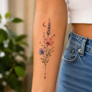Summer Beach Temporary Tattoo Stickers Waterproof Tropical Tattoos for Vacation Pool Party Festival
