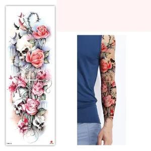 Super Large Full Arm Temporary Tattoo Sticker for Men Sleeve Tattoos