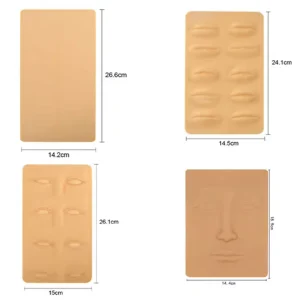 Super Real 3D Silicone Blank Tattoo Practice Skin Face Teaching Skin for Lip Permanent Makeup Training Tool