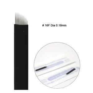 Super Sharp 0.18mm Black Nano Pin Microblading Needles Permanent Makeup Needle Eyebrow Manual Tattoo Needles Blade 3D Embroidery