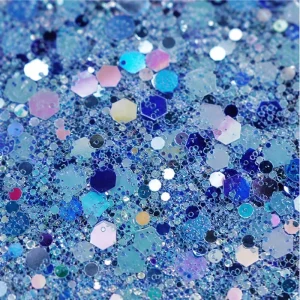 Super Shiny Hexagon Chunky Glitter Mix Flakes For Hair Epoxy Resin Tumblers Slime Painting Crafts Art