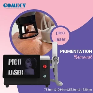 Supplier Pulse 532nm Laser Rejuvenation Colored Machine Q Switched Professional Factory Aesthetic Pico Laser for Tattoo Removal