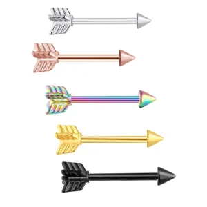 Surgical Steel Arrow Nipple Rings Barbells Body Piercing Jewelry Nipple Bar Nipple Piercings