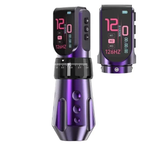 T9PRO Cross Border Best Selling Wireless Tattoo Machine Adjustable Stroke Aluminum Alloy Body Lightweight Design 1700mAh