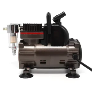 TC 811 Professional High quality Piston Type Oil Free Airbrush Compressor With Aluminum Handle