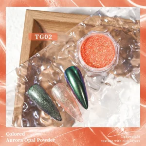 TG TPO Free Aurora Mirror Powder MSDS Certified HEMA Free Non toxic Chrome Pigment for EU Market
