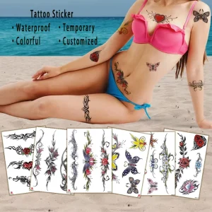 TH301-400 Tattoo Factory High Quality More Than 10000 Different Designs Sticker Tatoo Water Transfer Temporary Tattoo