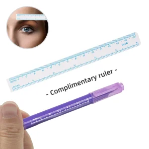 TIANYI TY SM01 Surgical Tattoo Piercing Marker Pen Set Oblique Brush Tip 6mm Writing Width 75 Colors Permanent Ink for Paper