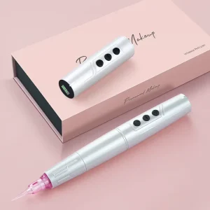 TP006 White Pearl Wireless Permanent Makeup Eyebrow Tattoo Machine