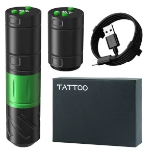 TREX 1500mAh Powerful Motor 3.5mm Stroke Professional Wireless Tattoo Machine Pen with Double Battery for Tattoo Beginners
