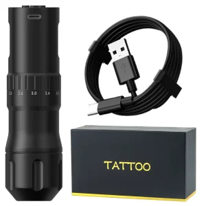 TREX 1600mAh Coreless Motor 2.0-4.2mm Adjustable Stroke Professional Wireless Tattoo Pen Machine Gun for Beginners Body Art