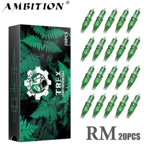 TREX Disposable Sterilized Round Liner RL Tattoo Cartridges 5RM 7RM 9RM 11RM 13RM 15RM RM Curved Magnum Tattoo Needles