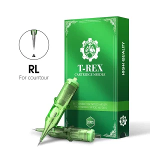 TREX FINEST Green 20pcs box 12#0.35mm 1RL 3RL 5RL 7RL 9RL RL 5RM 7RM 9RM 11RM 13RM 15RM RM Curved Magnum Tattoo Cartridge Needle