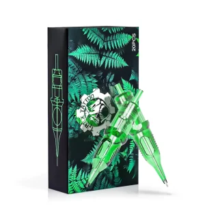 TREX Green Sterilized Safe RL RM Tattoo Cartridges 1RL 3RL 5RL 7RL 9RL 11RL 14RL 5RM 7RM 9RM Disposable Tattoo Needles
