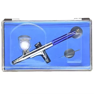 TY92711F Gravity Feed Dual Action Airbrush with 7ml Fluid Cup for Face Body & Fine Detail Work