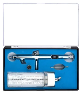 TY92712E Siphon Feed Dual Action Airbrush with 100ml Fluid Cup That Is Ideal for Color Mixing Cake 0.5 mm Tip