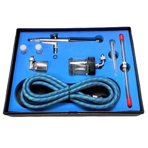 TY92712K 0.74 Oz.Airbrush Kit Professional Quality Airbrush for General Purpose Paint Coating