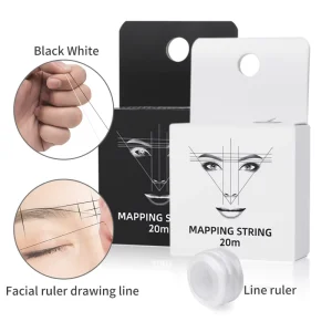 Tattoo Accessories Shaping Microblading Tools Eyebrow Ruler Microblading Mapping String Marker Inked Embroidery Line