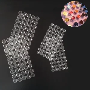 Tattoo Accessories Supply Disposable Plastic Tattoo Ink Cups Microblading Pigment Cup Cap Permanent Makeup Tools Glue Ink Holder