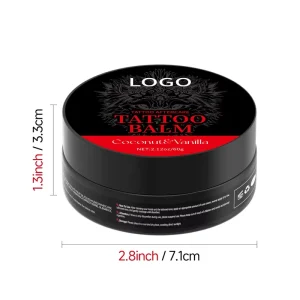 Tattoo Aftercare Balm 60g, Moisturizing, Hydrating, Nourishing, Color-Fixing, Gentle Care