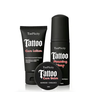 Tattoo Aftercare Kit for Color Enhancement Quick Healing Cruelty free Petroleum free Tattoo Artist Gifts for Tattoo Aftercare