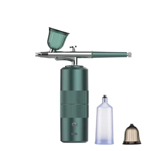 Tattoo Body Art ABS Gravity Airbrush Kit USB Rechargeable Wireless Compressor Professional Spray Gun for Intricate Painting