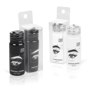 Tattoo Brows Dry Ink Point Pre-Inked Mapping Microblading String Eyebrow Marker Thread Makeup Tool