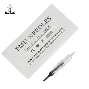 Tattoo Cartridge Machine Needles Black Pearl Permanent Makeup Screw 0.3mm Machine Needle
