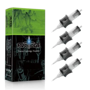 Tattoo Cartridge Needle 16pcs box With Silicone Wrapped 1001 1201 1005 1205 RL RS CM M1 RLT Frottage Tattoo Needles