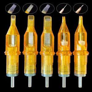 Tattoo Cartridge Needle Yellow Dragonfly Second Generation Disposable Tattooing Motor Use