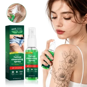 Tattoo Cleaning Spray Gentle Skin Cleansing Mist Moisturizing Care Tattoo Maintenance Product OEM ODM