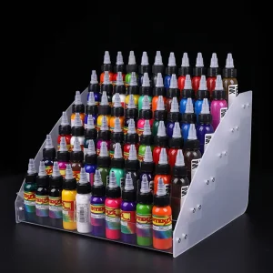 Tattoo Color Rack Translucent Pigment Shelf Tattoo Ink Accessories Supplies