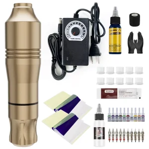 Tattoo Complete Set Wireless Tattoo Kit Rotary Pen Set With Inks Cream Tattoo Starter Kit