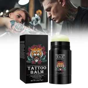 Tattoo Cream Skin Healing Repair Color Enhance Tattoo Balm Custom Label Moisturizing Stick Roll on Before During Post Tattoo