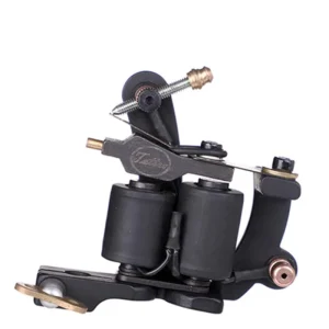 Tattoo Custom Brass Tattoo Machine Gun Handmade 12 Wraps Pure Copper Coils for Shader Coil Tattoo Machine