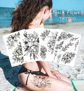 Tattoo Factory Non Toxic Water Transfer Fake A5 A4 Custom Temporary Tattoo Sheet