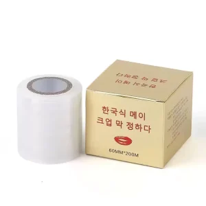 Tattoo Film Tattoo Clear Wrap Semi Permanent Eyebrow Lips Makeup Plastic Wrap 1 Roll 42/60MM*200M Cling Protect Accessory