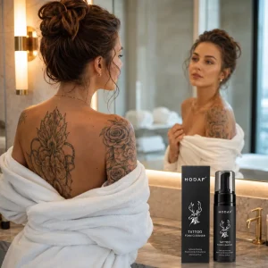 Tattoo Foam Cleanser Antibacterial & Moisturizing Aftercare Wash for Tattoo & Piercing Gentle Skin Cleaning Care Accept OEM