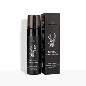 Tattoo Foam Cleanser Antibacterial Moisturizing Foaming Wash Piercing Aftercare Gentle Clean Protect Ink Color OEM Private