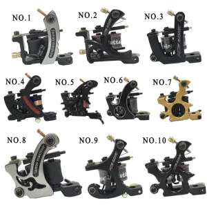 Tattoo Handmade 8 Wraps Coil Machine Normal Quality Equipment for Professional Tattoo Artists