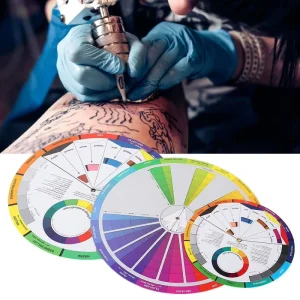 Tattoo Ink Color Wheel Chart Tattoo Permanent Makeup Accessories Micro Pigment Nail Manicure Art Color Wheel