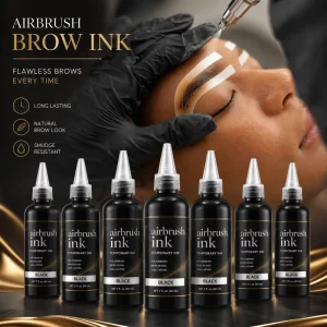 Tattoo Ink Eyebrow Tint and Lamination Eyebrow Dye Spray Makeup Liquid Brow Tint Airbrush Ink for Eyebrow