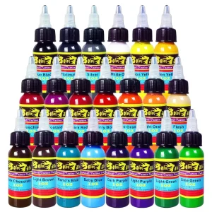Tattoo Ink Pigment Kit 21 Colors 30ml Bottle