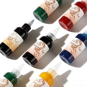 Tattoo Ink Supplies Temporary Airbrush Body Art Painting Inks Set Tattoo Machine Kit